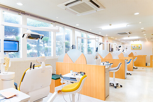 徹底した衛生管理で清潔な診療環境を維持